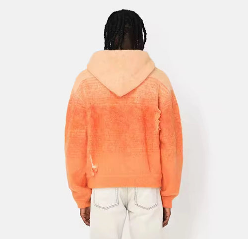 Sunfade Mohair Zip Hoodie