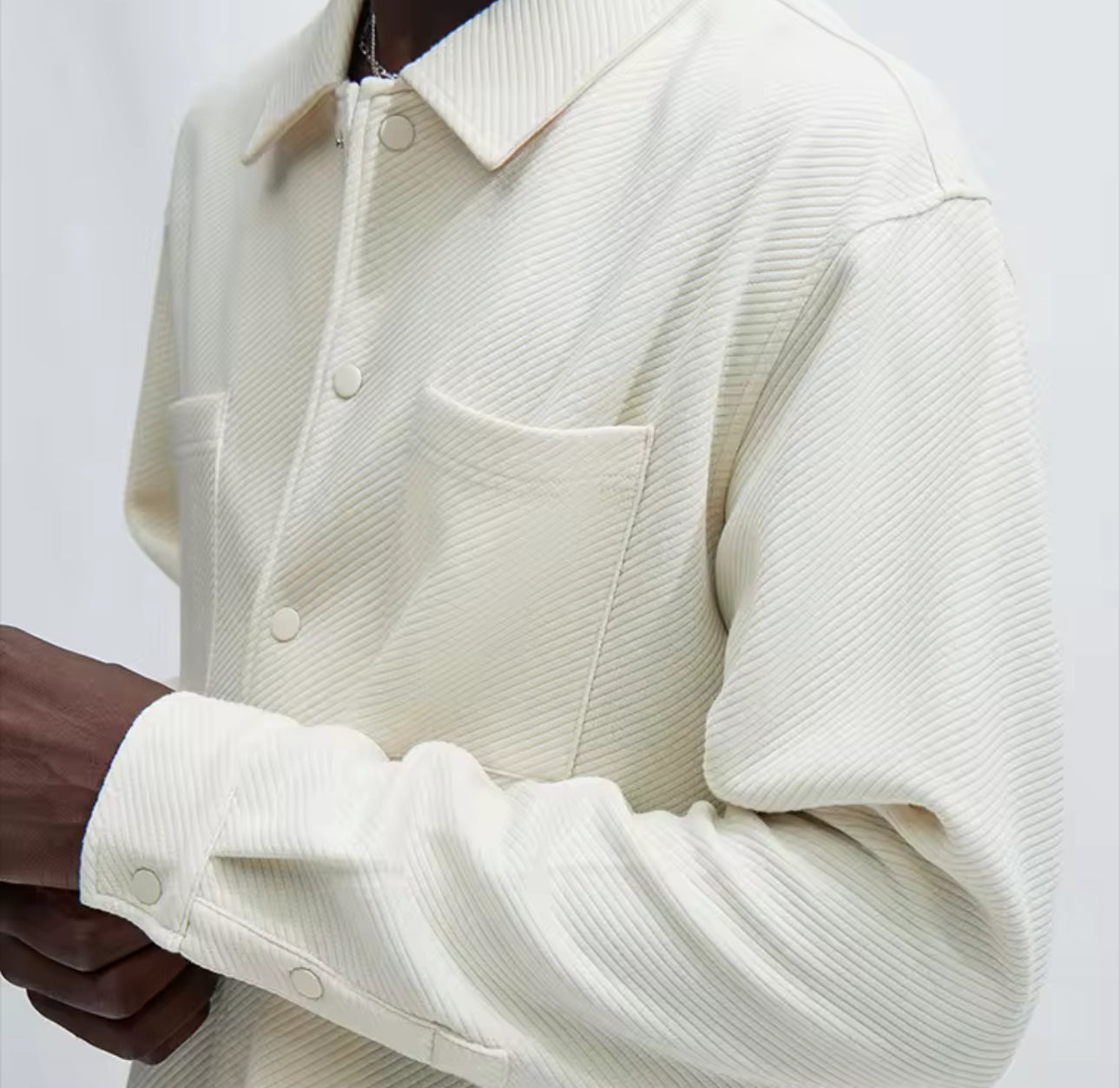 The Aurelius Textured Shacket